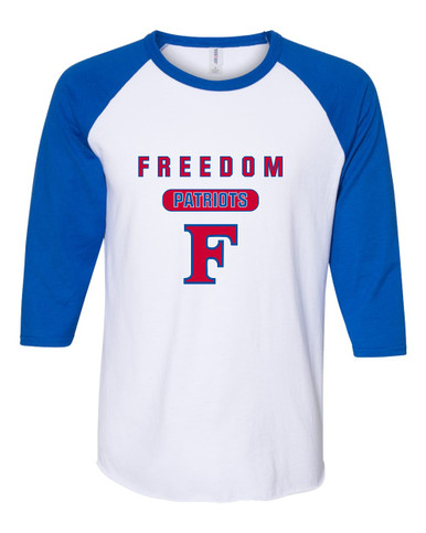 Freedom Patriots Mascot #3 Men's Baseball T-Shirt