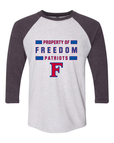 Freedom Patriots Property Of Women's Baseball T-Shirt