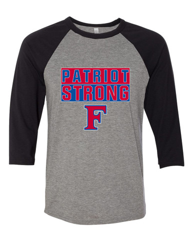 Freedom Patriots Strong #1 Men's Baseball T-Shirt