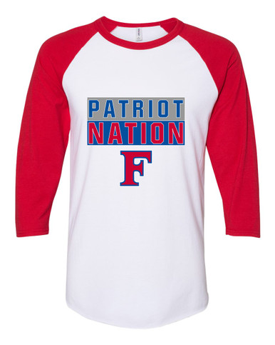 Freedom Patriots Nation #1 Women's Baseball T-Shirt