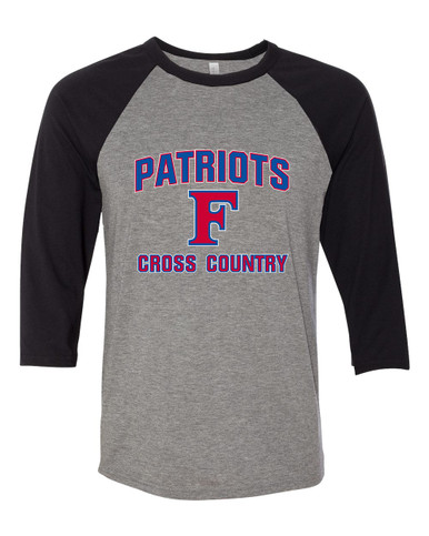 Freedom Patriots Cross Country Men's Baseball T-Shirt