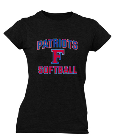 Freedom Patriots Softball #1 Women's Premium SS T-Shirt