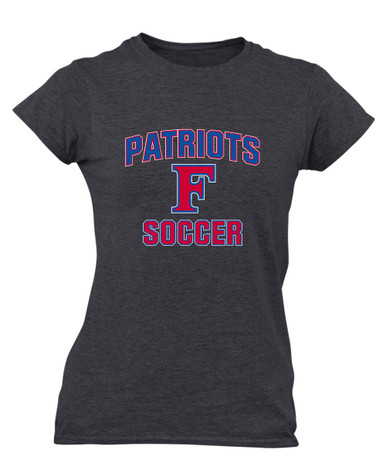 Freedom Patriots Soccer #1 Women's Premium SS T-Shirt