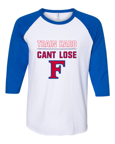 Freedom Patriots Train Hard, Can't Lose Women's Baseball T-Shirt