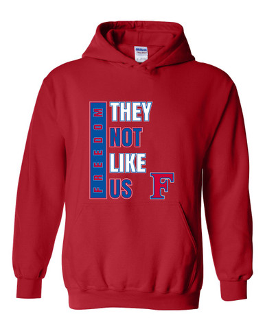 Freedom Patriots They Not Like Us #1 Men's Hoodie