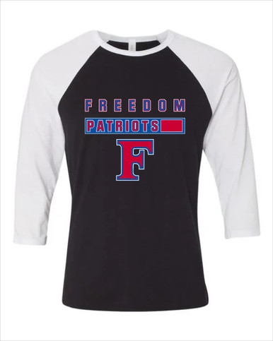 Freedom Patriots Mascot #7 Men's Baseball T-Shirt
