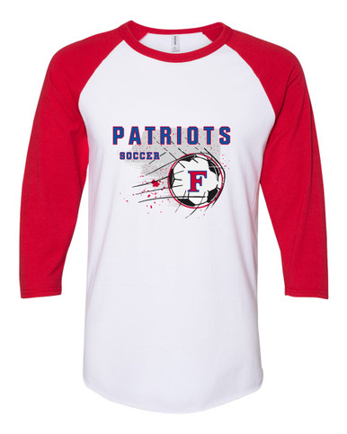 Freedom Patriots Soccer #2 Men's Baseball T-Shirt