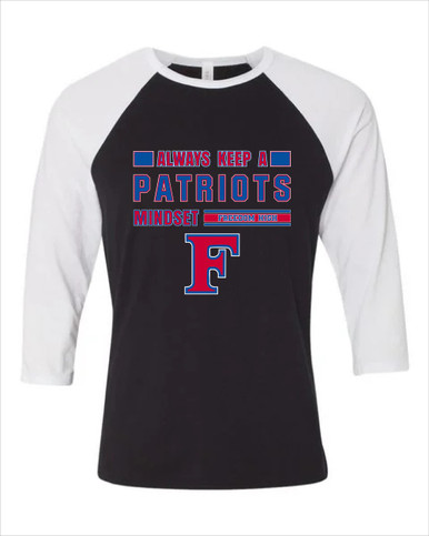 Freedom Patriots Mindset Men's Baseball T-Shirt