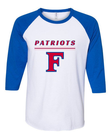 Freedom Patriots Mascot #8 Women's Baseball T-Shirt