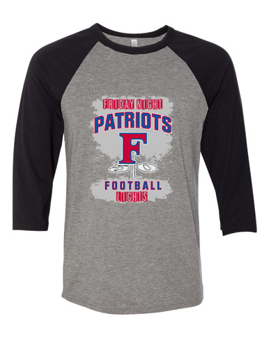 Freedom Patriots Football #6 Women's Baseball T-Shirt