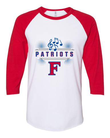 Freedom Patriots Band # 3 Men's Baseball T-Shirt