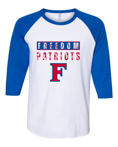 Freedom Patriots Mascot #9 Women's Baseball T-Shirt