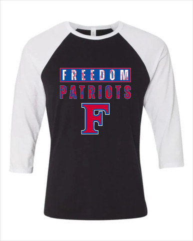 Freedom Patriots Mascot #9 Men's Baseball T-Shirt