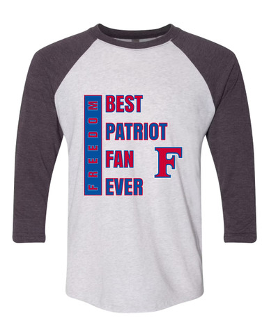 Freedom Patriots Best Patriot Fan Men's Baseball T-Shirt