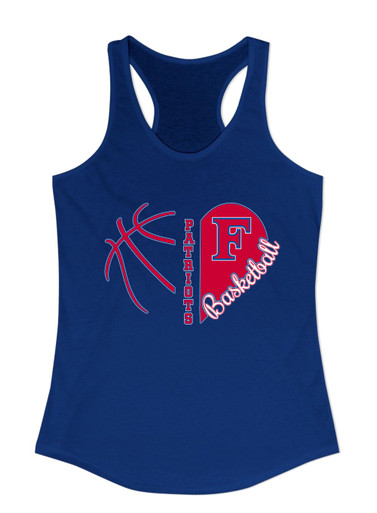 Freedom Patriots Heart Basketball Women's Tank Top