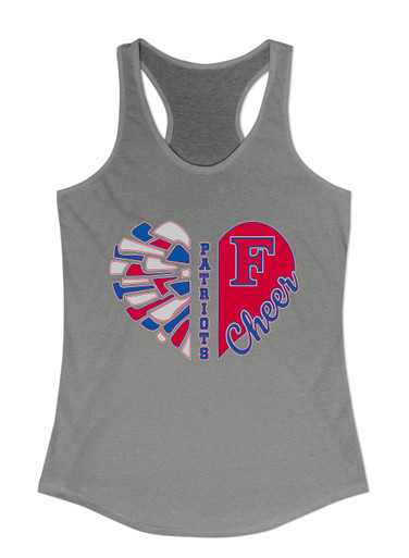 Freedom Patriots Heart Cheer Women's Tank Top