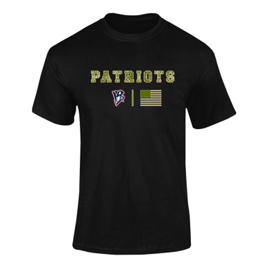 Beckman Patriots Camo Flag Men's SS T-Shirt