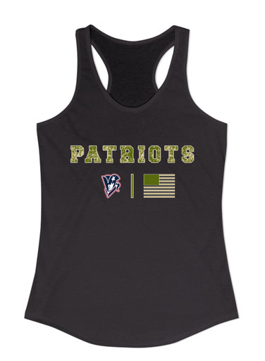 Beckman Patriots Camo Flag Women's Tank Top
