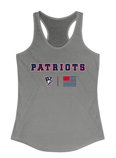 Beckman Patriots Team Colors Flag Women's Tank Top