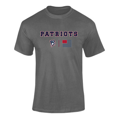 Beckman Patriots Team Colors Flag Men's Premium SS T-Shirt