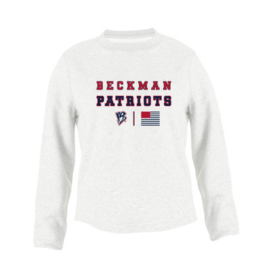 Beckman Patriots Spirit Flag Women's Sweatshirt