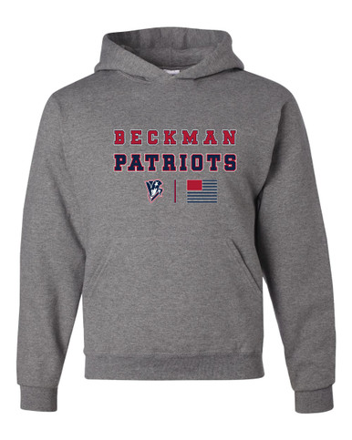 Beckman Patriots Spirit Flag Men's Premium Hoodie