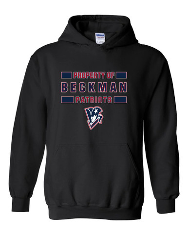 Beckman Patriots Property Of Men's Hoodie