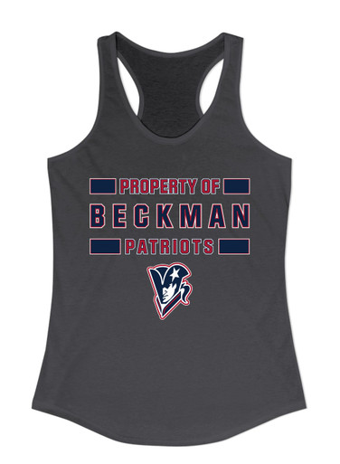 Beckman Patriots Property Of Women's Tank Top