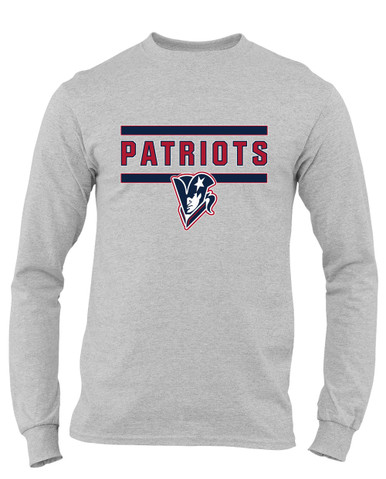 Beckman Patriots Mascot #5 Men's Premium LS T-Shirt