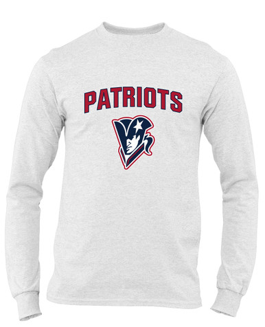 Beckman Patriots Mascot #6 Men's Premium LS T-Shirt