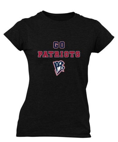 Beckman Patriots Go Team Women's SS T-Shirt