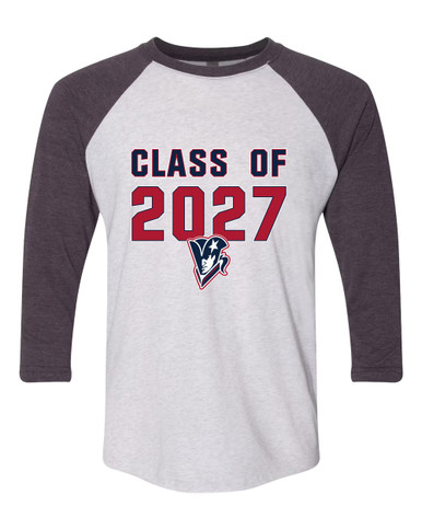 Beckman Patriots Class of 2027 Men's Baseball T-Shirt