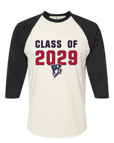 Beckman Patriots Class of 2029 Men's Baseball T-Shirt