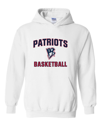 Beckman Patriots Basketball #1 Men's Hoodie