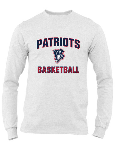 Beckman Patriots Basketball #1 Men's Premium LS T-Shirt
