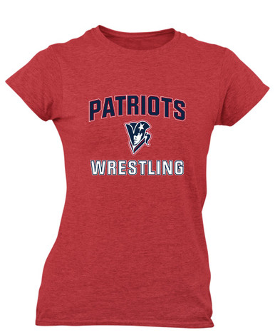 Beckman Patriots Wrestling Women's Premium SS T-Shirt