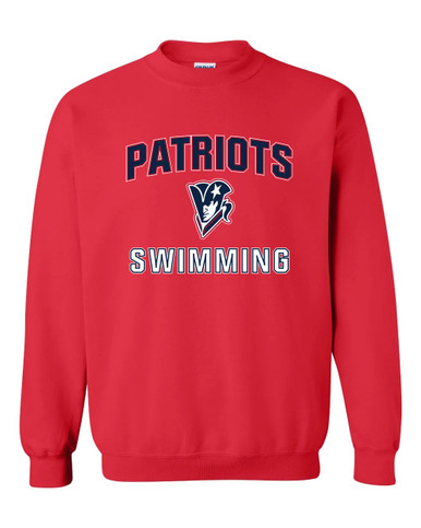 Beckman Patriots Swimming Men's Sweatshirt