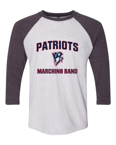 Beckman Patriots Marching Band Women's Baseball T-Shirt