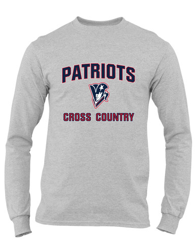 Beckman Patriots Cross Country Men's Premium LS T-Shirt