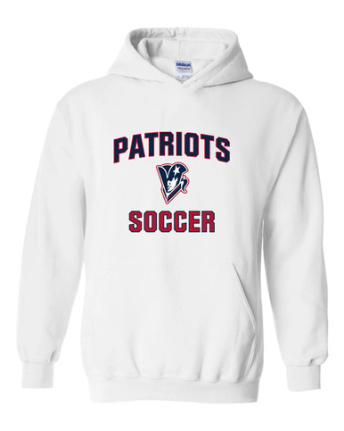 Beckman Patriots Soccer #1 Men's Hoodie