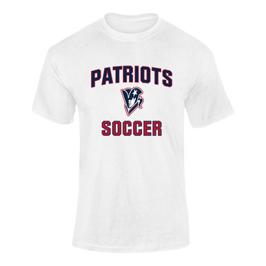 Beckman Patriots Soccer #1 Men's SS T-Shirt