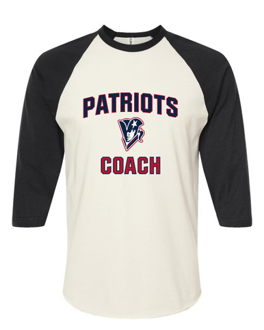 Beckman Patriots Coach Men's Baseball T-Shirt