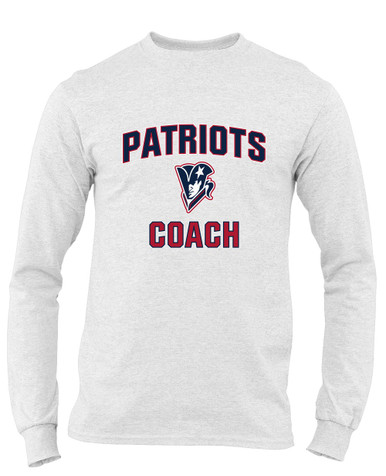 Beckman Patriots Coach Men's Premium LS T-Shirt
