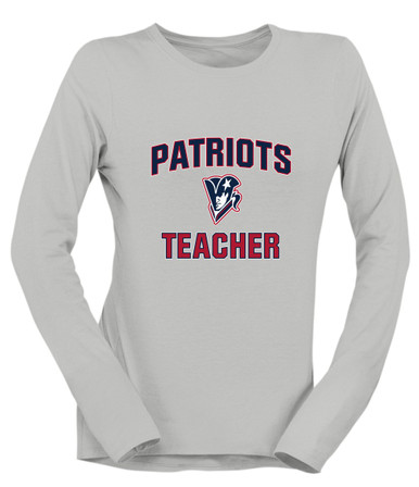 Beckman Patriots Teacher Women's Premium LS T-Shirt