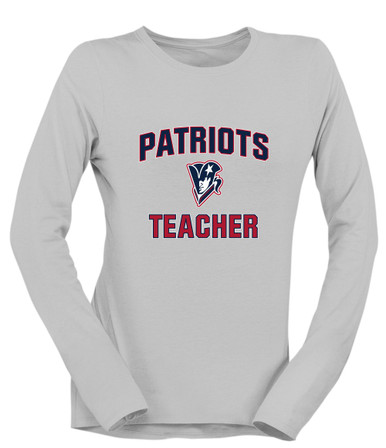 Beckman Patriots Teacher Women's LS T-Shirt