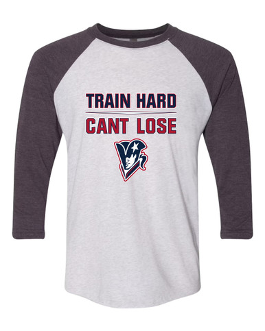 Beckman Patriots Train Hard, Can't Lose Men's Baseball T-Shirt