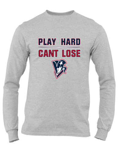 Beckman Patriots Play Hard, Can't Lose Men's Premium LS T-Shirt