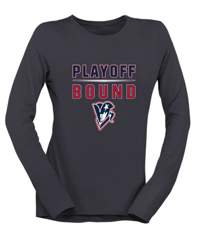 Beckman Patriots Playoff Bound Women's Premium LS T-Shirt