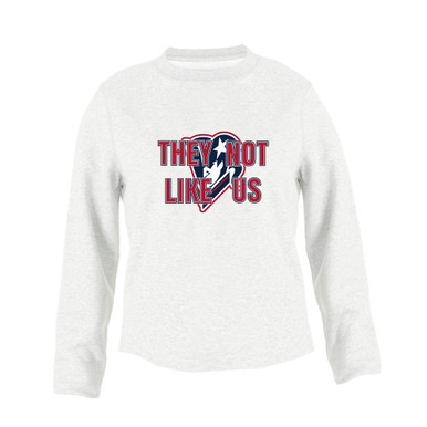 Beckman Patriots They Not Like Us #2 Women's Sweatshirt
