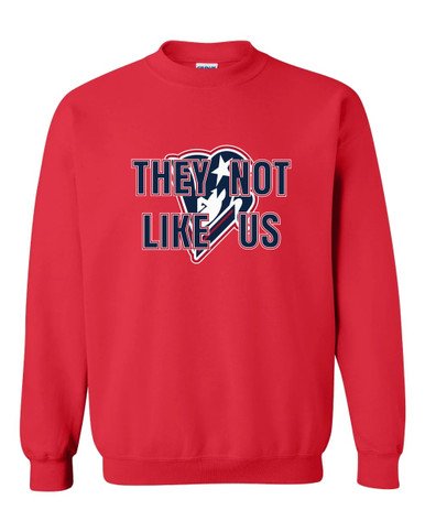 Beckman Patriots They Not Like Us #2 Men's Sweatshirt